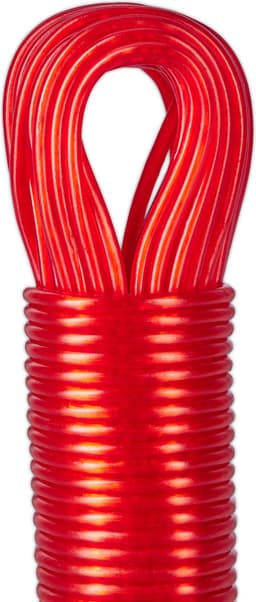 waslijn - set van 3 - 20 meter - polyester draad - extra sterk - waslijndraad - rood — thumbnail 5
