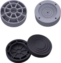 New Age Devi - "Luxe Trillingsdempers Wasmachine \- Set van 4 Stuks \- Grijs \- Extra Dik \- Voetjes Wasmachine" — thumbnail 2