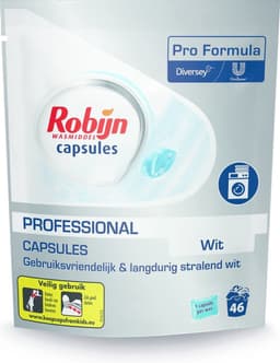 Robijn White Wasmiddel Capsules Pro Formula - 1 zak van 46 capsules — thumbnail 2