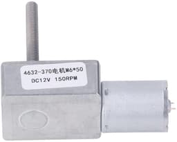 DC 12 V aandrijfmotor M6 x 50 mm micro-omgekeerde snelheidsreductiemotor voor raamopener, houders (150 tpm) — thumbnail 1
