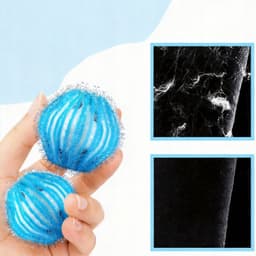 12x Anti-Pluis Ballen voor Wasmachine - Verwijdert Huisdierhaar & Pluisjes — thumbnail 3