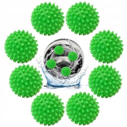 8 Stuks Wollen Droogballen voor Zachte Kleding & Snellere Droogtijd — thumbnail 4