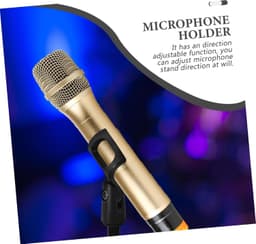 1set Gooseneck Microfoonstandaard Met Verstelbare Arm Ontwerp Voor Verschillende Hoogtes Voor Live Optredens Flexibele Microfoonhouder Met Aanpasbare Richting — thumbnail 5