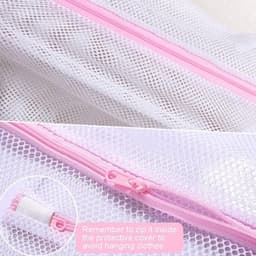 Allecto Plus - 4-delige wasmachinenet van polyester voor ondergoed, blouse, sokken — thumbnail 5