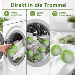 Pluisballen voor wasmachine, 6 stuks dierenhaarverwijderaar voor wasgoed — thumbnail 5