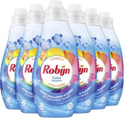 Robijn - Vloeibaar Wasmiddel - Klein & Krachtig - Morgenfris - 6 flessen 144 wasbeurten - Voordeelverpakking — thumbnail 2