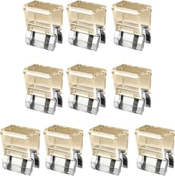 Broekklem - broekclip - broek clip - broek klem - Kleding Clip - 10 stuks - broekspijp clip - broekspijp verkorter - Bevestigingsclip voor broekspijp - wasknijpers - Antislip Vaste Gesp - geel — thumbnail 1