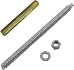 Ankerstang en samengesteld ankerpatroon M10 x 165mm roestvrij staal voor metaal- en bliksemankers — thumbnail 1