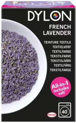 1 x Dylon - Textielverf - French Lavender - All-in-One - Inclusief Zout - 350g - Textielverf - Dylon - Lavendelkleur - Verfstoffen - Textielverfset — thumbnail 2