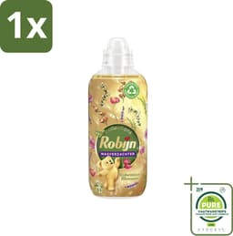 1 x Robijn - Bohemian Blossom - Wasverzachter - 33 Wasbeurten - 825 ml - Wasverzachter - Wasmiddel - Geur - Zachtheid - Essentiële Oliën — thumbnail 1