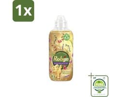 1 x Robijn - Bohemian Blossom - Wasverzachter - 33 Wasbeurten - 825 ml - Wasverzachter - Wasmiddel - Geur - Zachtheid - Essentiële Oliën