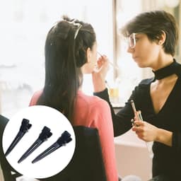 Eend-Bill Haarspelden - 40 Stuks, Zwart, Kappers-Haarklemmen, Metalen Klemmen, Haarclips voor Dames en Meisjes — thumbnail 2