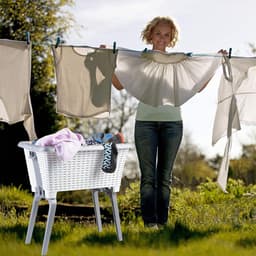 Wasmand met Automatische Poten - Inklapbare & Stapelbare Waskorf — thumbnail 3