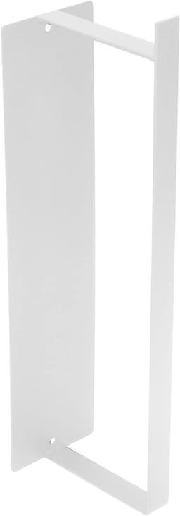 Kleerhangerorganizer van magnetisch wandpaneel met ronde hoek - Metalen magnetische zuignap voor kast - Wit - Opbergoplossing voor wasmachine - Duurzame hangerhouder - Ruimtebesparend ontwerp. — thumbnail 1