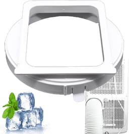 Koppelstuk Mobiele Airco Afvoerslang - Ø150mm - Conditioner Uitlaatslang Connector - Airconditioning-afvoerslangadapter - Afvoerslang adapter - Slangverlenging - Ronde Verbindingsstuk - Accessoires Voor Mobiele Airconditioning - Wit — thumbnail 1