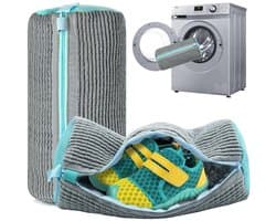 Dailygoods - Trainer Wasmachine Tas voor Kinderen, 5,9 * 8,6 inch Herbruikbare en Diepe Schone Schoen Waszak voor Sneakers of Andere Delicatessen - 2 Stuks (voor kinderen)