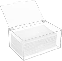 Dailygoods- Wasdroger Vel Houder - Doorzichtige Acryl Container met Deksel - Opbergdoos voor Wasknijpers - Droogballen - Waspods - 1,8 L Capaciteit — thumbnail 1