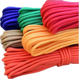 Outdoor Waslijn - Kledinglijn Buiten - Was Drogen - Gevlochten Nylon - 10 Meter - Messing — thumbnail 4