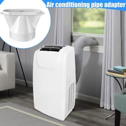 Slangadapter Airconditioner - Afvoerslang Koppelstuk - Efficiënte Koeling - Plat Ontwerp - 13/15 cm - Wit — thumbnail 3