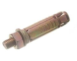 Projecterende Anker Bouten - Metselwerk Ankers - Zware Bevestiging - Stoere Constructie - M10 x 75 mm - Geel