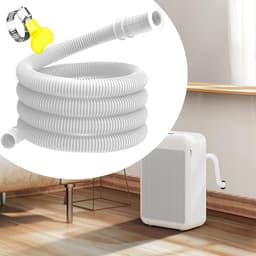 Afvoerslang Airco - Condensafvoer Buis - Vocht Reguleren - Waterdichte Verbinding - Tot 5 meter - Zwart — thumbnail 2