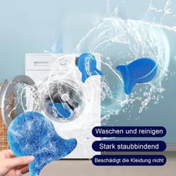 Dierenhaarverwijderaar 5 Stuks - Herbruikbaar - Pluisbal voor Wasmachine - Voor Hondenhaar/Kattenharen - Zachte Stof - Effectieve Verwijdering - Pluisballen — thumbnail 2