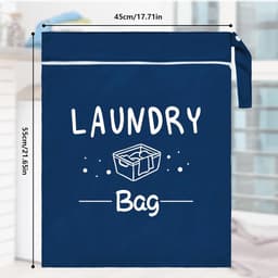 SnelShoppen - 2 Stuks Waszakken voor Reizen - Grote Waterdichte Vuilwaszakken met Handvat en Ritssluiting - Opvouwbare Natte Tas voor Zwemspullen, Thu — thumbnail 2