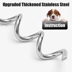 Grondankers voor veilige speeltijd buiten voor grote honden met zekeringsset海. — thumbnail 4