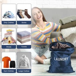 SnelShoppen - 4 Stuks Waszakken voor Reizen, Waterdichte Waszakken voor Vuile Kleding, 3 Maten Natzakken voor Zwemmen, Yoga, Workouts, Opvouwbare Wasz — thumbnail 3