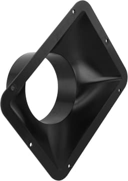 Muurflens Vent Connector ABS Kanaal Ventilator Slang Adapter voor Keuken Kap Ventilatie Binnenluchtkwaliteit Verbetering 100mm/150mm Zwart (100MM) — thumbnail 4