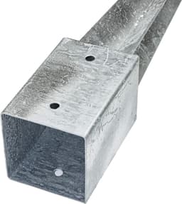 Vierkante Inslaghuls - Grondanker Staal - Stevig Fundament - Thermisch Verzinkt - Tot 90 cm - Zilver — thumbnail 2