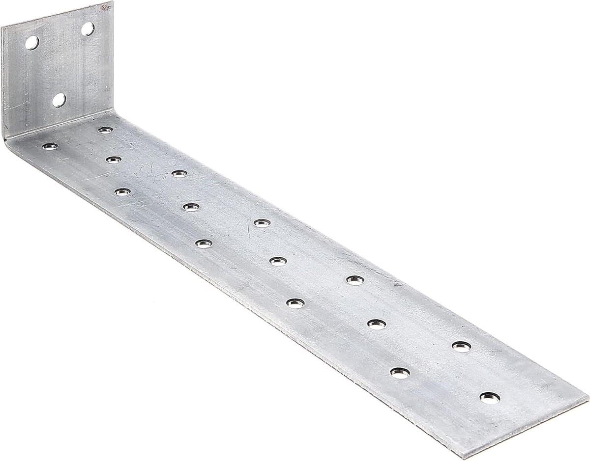 Betonanker Staal - Verankeringsanker Fundering - Fundering Verstevigen - Sendzimir Verzinkt - 205 mm - Zilverkleurig — afbeelding 1