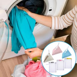 Thijox - 6 Mini-Wasnetten - Driehoekige Waszakken - Anti-Hechting - Duurzaam Polyester - Organiseer je Kleding - Perfect voor Wasmachine en Reizen — thumbnail 5