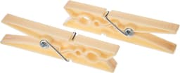Wasgoed Klemmen - Kledinghangers - Buiten Drogen - Robuust Antislip - 20 Stuks - Ivoorkleurig — thumbnail 3