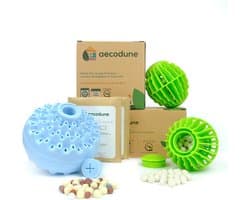 SnelShoppen - Aecodune Ecologische Wasballen Set + Droogballen - 240 Wasbeurten met Jasmingeur - Duurzaam en Besparend voor Wasmachine en Droger