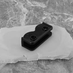 - Pop-up tuinhuisje connector - Vervangingsdeel - Rechthoekige beugel - Geschikt voor tenten - Zwarte connector 4 stuks, terrasparasol, tuinmeubilair - Tuinaccessoires — thumbnail 3