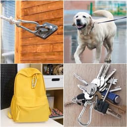 2-delige Rvs Ketting voor Kleding Drooglijn, Hondenhalsband, Plantenhanger en Foto Display - 1,5mm x 5M Kwaliteitsketting — thumbnail 3