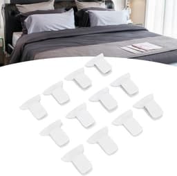 Dekbedclips voor Dikke Dekbed - 12 Stuks - Dekbedbevestigingsclips - Lakenbevestigingsclip - Beddengoedaccessoires - Lichtgewicht en Praktisch - Beddengoedclips — thumbnail 2