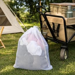 Solidchoice - Set van 2 XXL Waszakken voor Kleding en Beddengoed — thumbnail 3