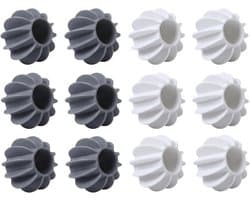 Droger en wasmachine ballen 12 stuks - herbruikbaar - kreukvrij en zacht - optimale luchtcirculatie - ShopVlot