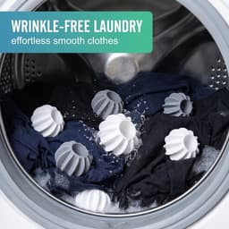 Droger en wasmachine ballen 12 stuks - herbruikbaar - kreukvrij en zacht - optimale luchtcirculatie - ShopVlot — thumbnail 3