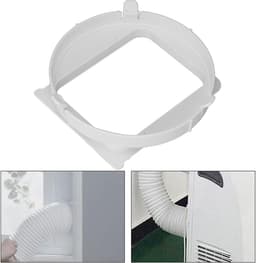 1 stuk - Aansluiting voor draagbare airconditioner - Adapter voor afvoerslang van airconditioner - Aansluiting/interface voor afvoerslang van de KY25 draagbare airconditioner - Buitendiameter 15 cm - Binnendiameter 12,3 x 9,5 cm - Wit — thumbnail 4