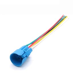 12V/24V Metalen Power LED druk schakelaar 16mm angel eye Self-locking met Kabel — thumbnail 4