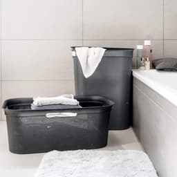 Ploutos® Wasmand Curver - Wasmand - Ergonomische Heupwasmand - 43cm x 34cm x 53cm — thumbnail 4