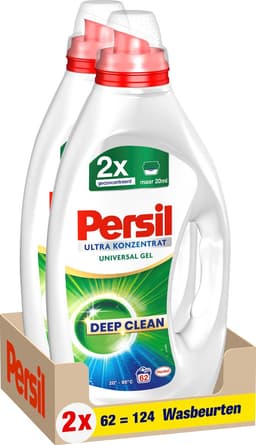 Persil Ultra Concentrated Universal Wasmiddel | 2 x 62 wasbeurten | 124 wasbeurten | Voordeelverpakking — thumbnail 1