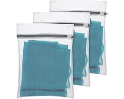 Set van 3 Kleine Wasnetjes voor Delicate Kleding | Duurzame Waszakken voor Ondergoed, Sokken en Babykleding | Ideaal voor de Wasmachine en Reizen 40 x 30 cm — afbeelding 1