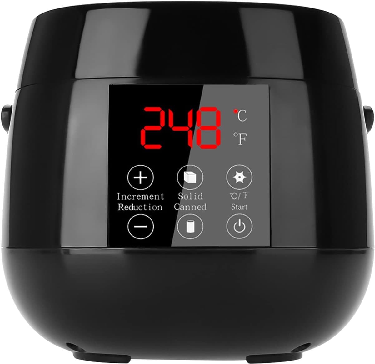 SnelShoppen - Professionele elektrische wasmachine therapie machine met LED scherm, 4 x 100g waszakken en 20 wasdoeken voor lichaamshaarverwijdering — afbeelding 1