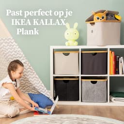 SnelShoppen - HENNEZ Wasmand 40L | Vouwbare Opbergmand | Dark Grey Vilt | Wascontainer | Organizer voor Huishouden, Camping en Keuken — thumbnail 4