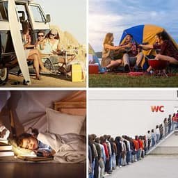 Fles Uniseks Draagbare Urine Fles Toilet met Vrouwelijke Trechter, Lekdichte Reis Mannelijke Plas Flessen 1L Schroefdop Plastic Urine Container voor Vrouwen Mannen Kamperen Tent Noodgeval — thumbnail 5