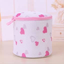 Waszak – Set van 3 – 15 x 16 cm – Wasnet – Lingeriewaszak – Wasnet voor bh's – Waszak – Ophangbaar – Machinewasbaar – Lichtgewicht – Draagbaar – Waszak van mesh – Geschikt voor ondergoed, sokken, enz. — thumbnail 1